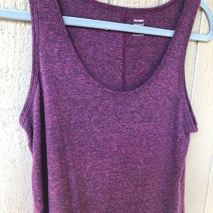 Old Navy relaxed Heathe red tank